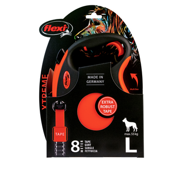 Xtreme Tape 8m, Black/Orange, Large